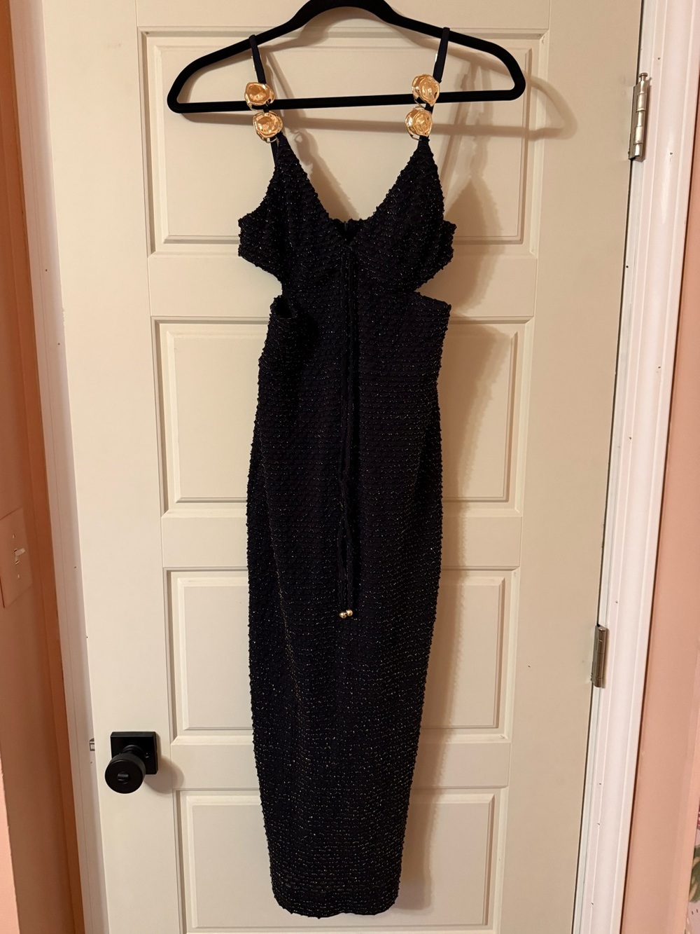 PatBo SU25 Resort Midi Dress with built-in swim bottoms, size S